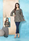Mayra Mansha Fancy rayon Ethnic Wear Wholesale Short Top Collection